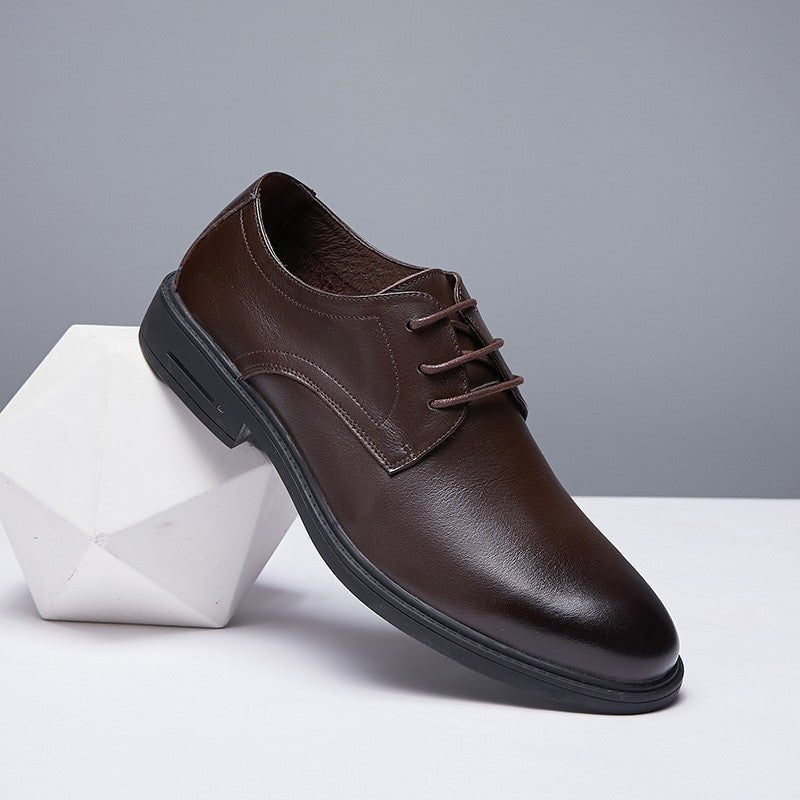 Oxford Inspired Men's Classic Leather Dress Shoes Lace-Up Formal Footwear