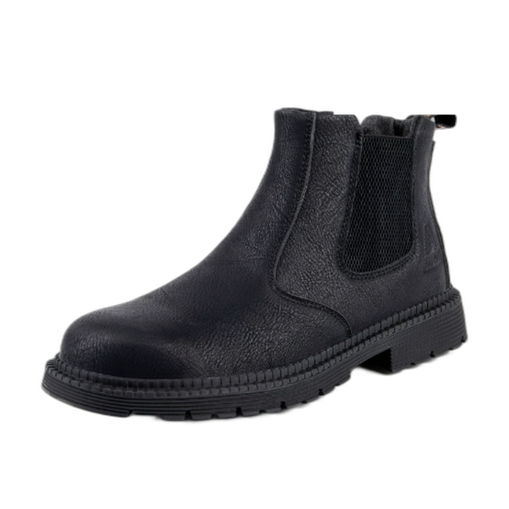 Men's Steel Toe Work Boots – Lightweight Flexible Anti-Smashing And Anti-Piercing Protective Shoes