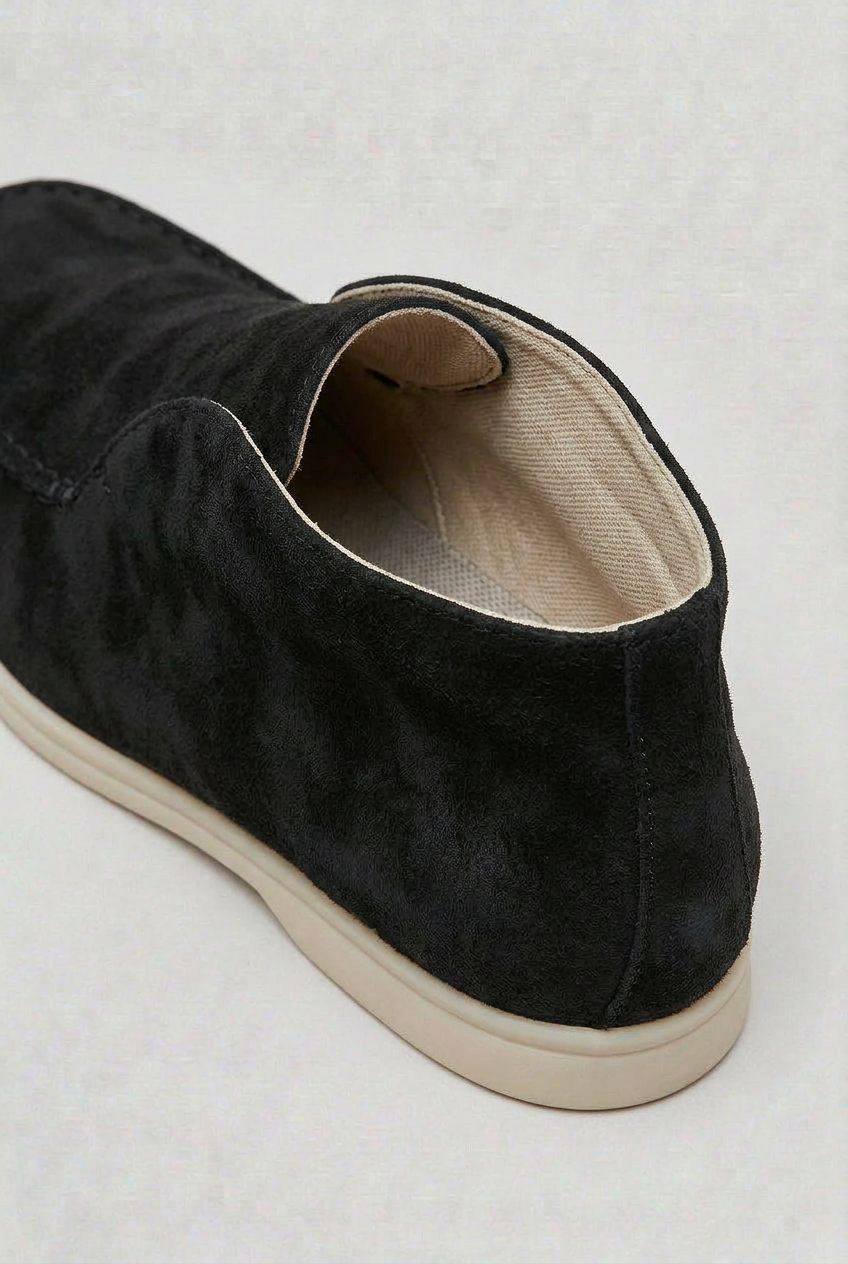 Casual Collection | Men's Brown Loafers with Moc Toe Design | Comfortable Slip-On Shoes for Everyday Wear 2