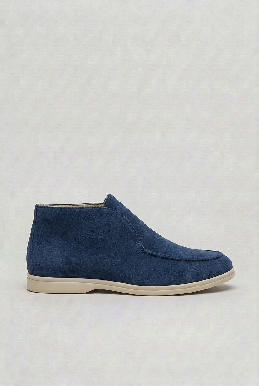 Casual Collection | Men's Brown Loafers with Moc Toe Design | Comfortable Slip-On Shoes for Everyday Wear 5