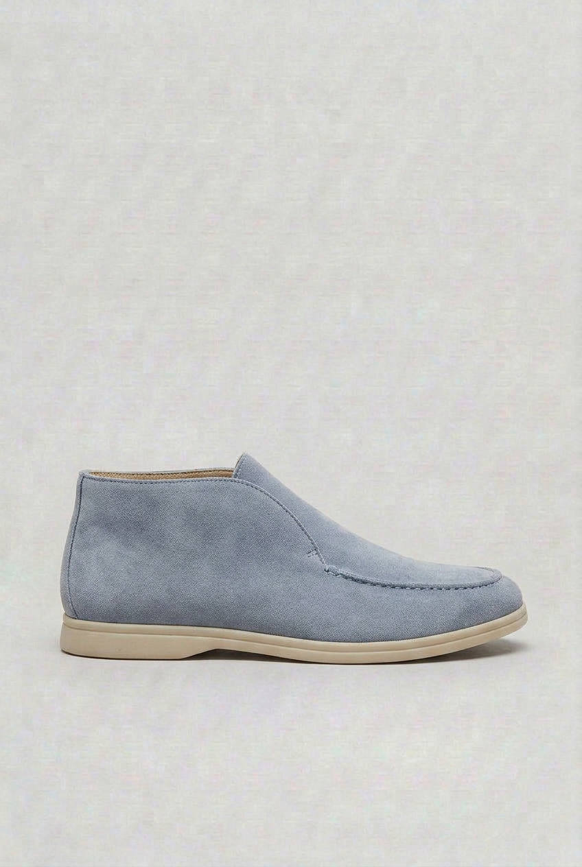 Casual Collection | Men's Brown Loafers with Moc Toe Design | Comfortable Slip-On Shoes for Everyday Wear 6