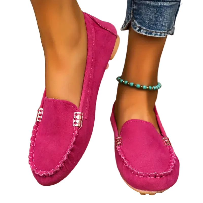 Casual Slip-On Black Flats for Women with Breathable Design | Lightweight Comfort for All-Day Wear 3