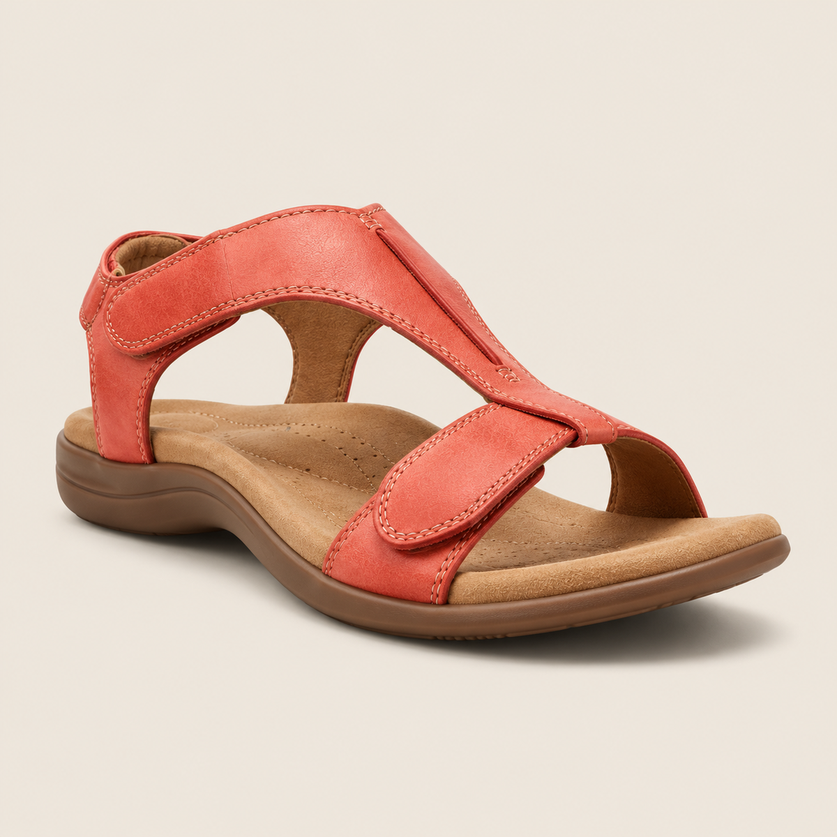 Lacey Women's Leather Orthoperdic Open Toe All Day Summer Sandal