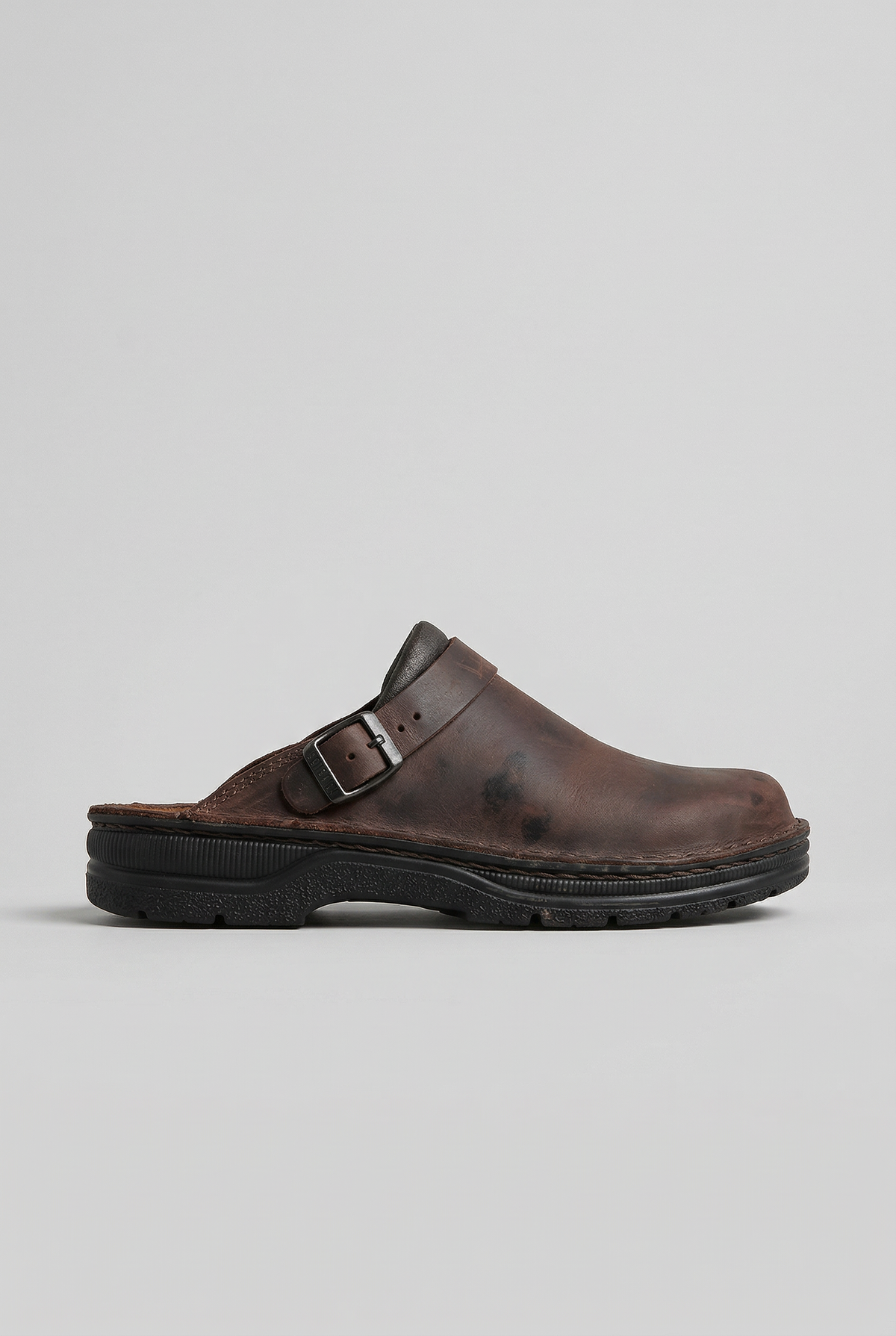Classic Clogs | Leather Look Footwear with Adjustable Buckle Strap | Ergonomic Design for All-Day Comfort 0