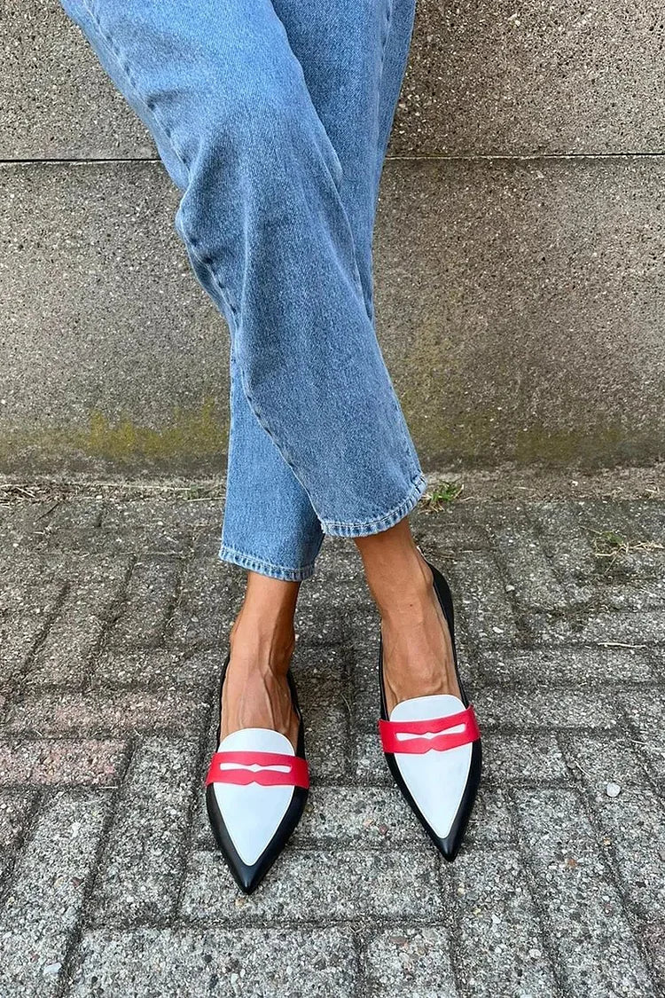 Greta | Orthopedic Loafers for Women with Arch Support & Color Block Design | Comfortable Slip-On Shoes for All-Day Wear 0