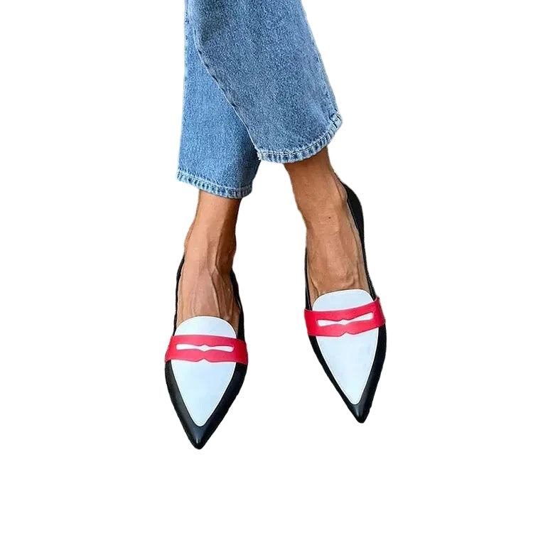 Greta | Orthopedic Loafers for Women with Arch Support & Color Block Design | Comfortable Slip-On Shoes for All-Day Wear 0