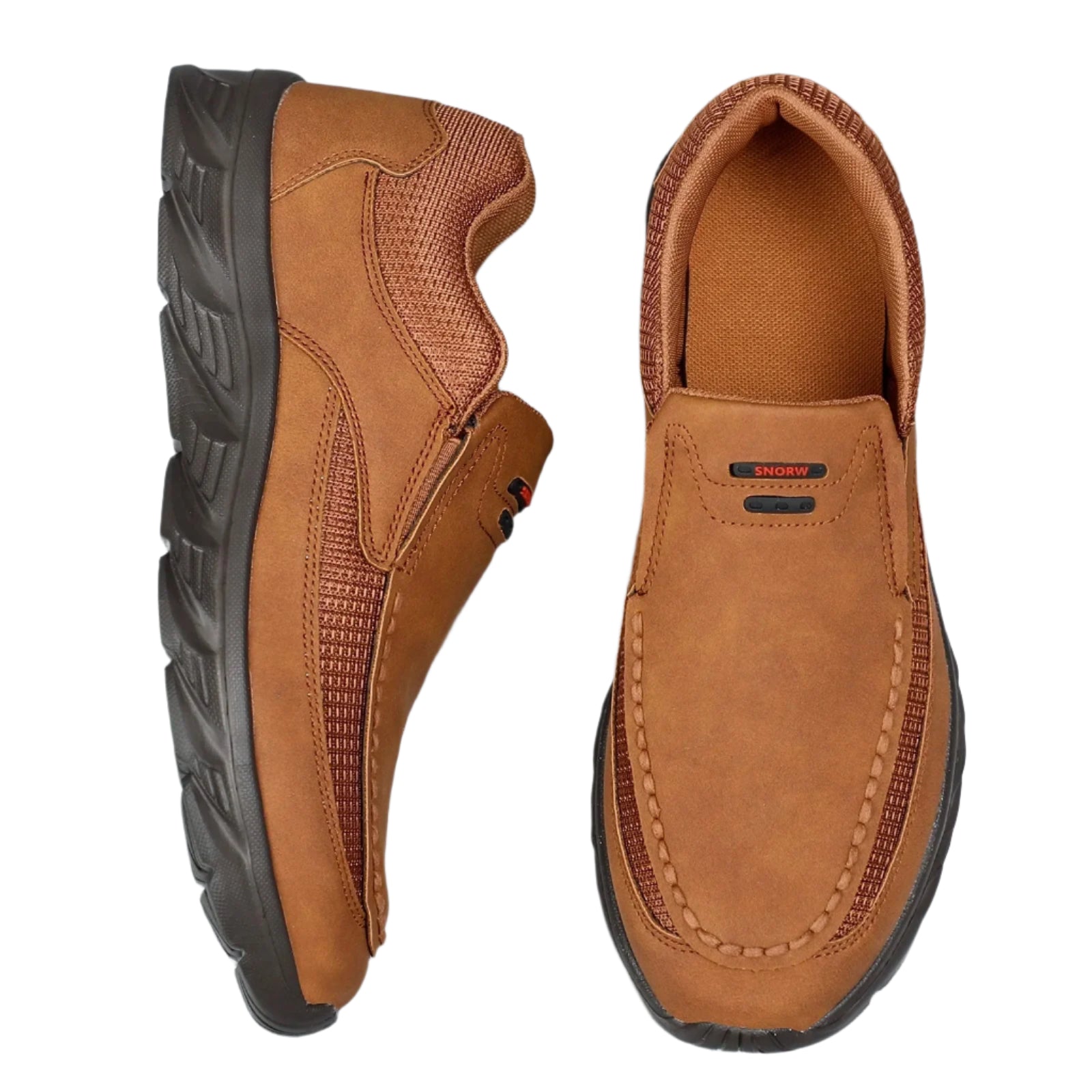 Men's Breathable Fabric Loafers | Comfortable Slip-On Casual Shoes 0