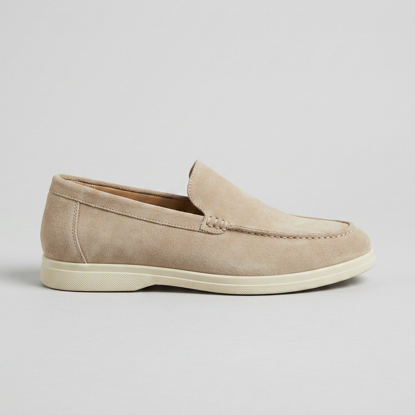 Men's Brown Loafers | Slip-On Round Toe Design with Comfortable Fit for Effortless Style 0