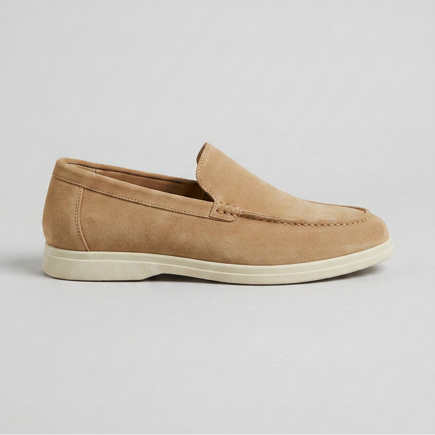 Men's Brown Loafers | Slip-On Round Toe Design with Comfortable Fit for Effortless Style 10