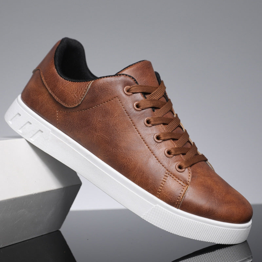 Men's Casual Canvas Sneakers | Comfortable Low Top Lace-Up Footwear 3
