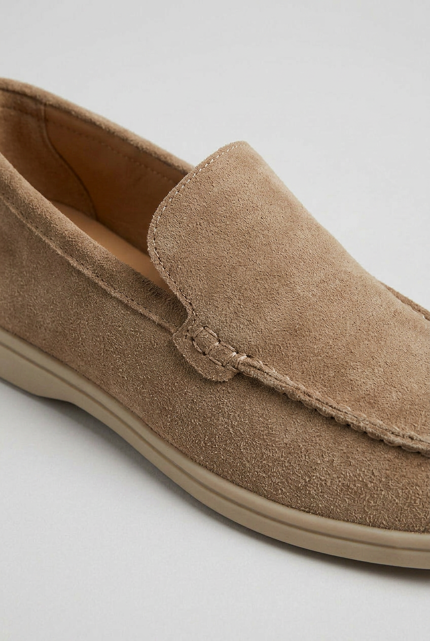 Men's Loafers | Stylish Brown Slip-On Shoes with Round Toe Design | Comfortable Everyday Wear 2