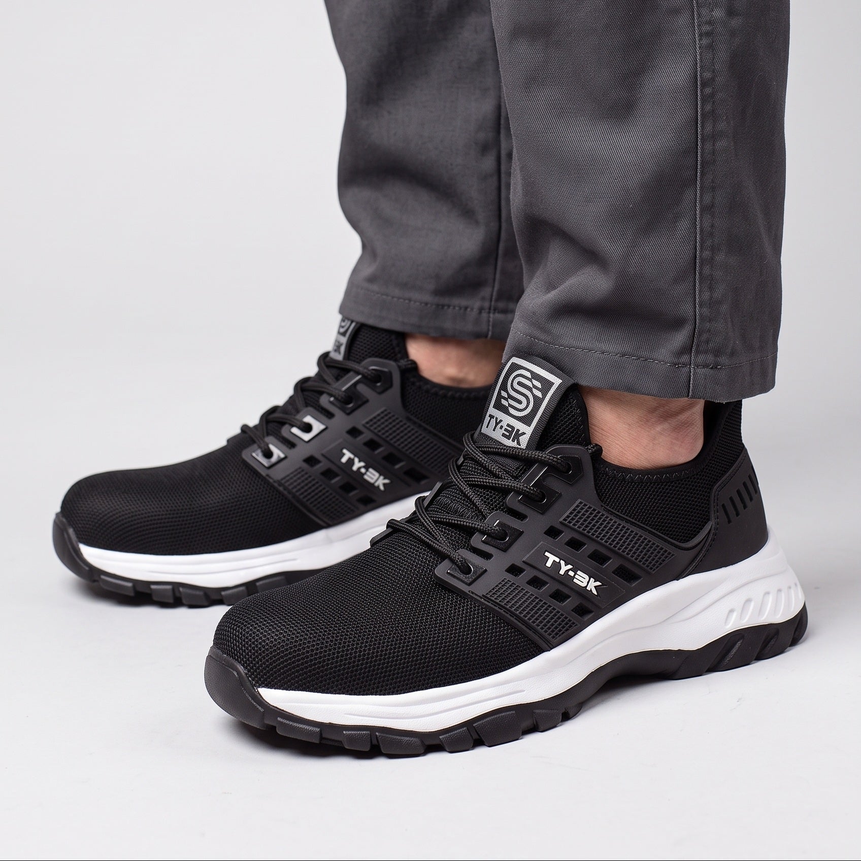 Men's Safety Shoes | Protective Toe Lace-Up with Puncture-Resistant Outsole | Breathable Design for All-Day Comfort 2