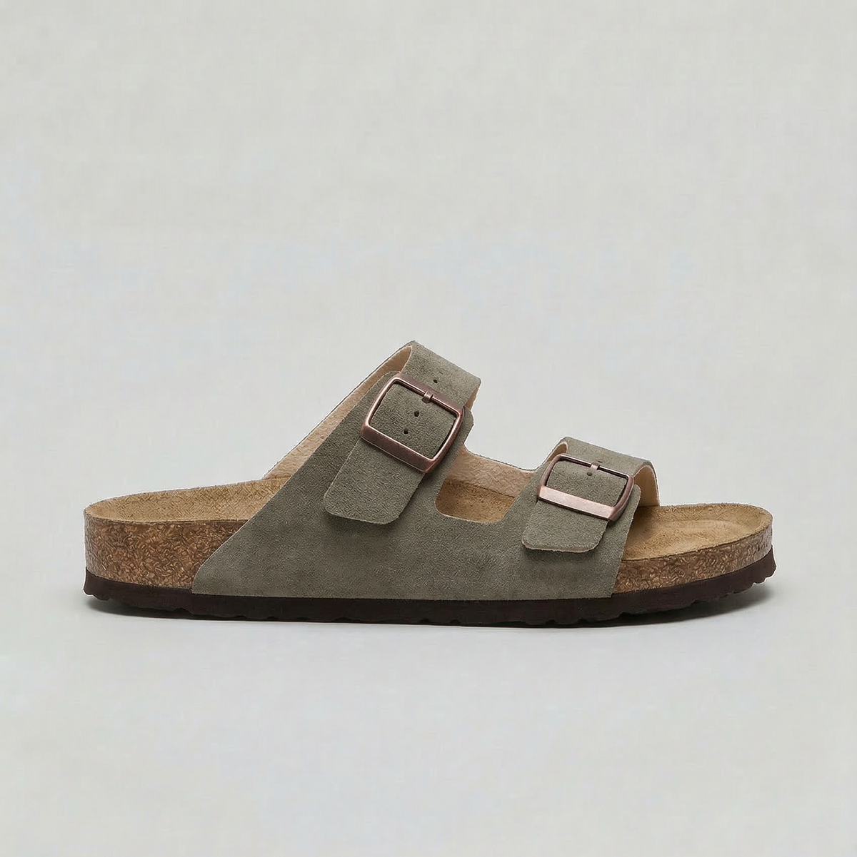 Men's Sandals | Double Buckle Design with Contoured Footbed | Comfortable Fit for Everyday Wear 3