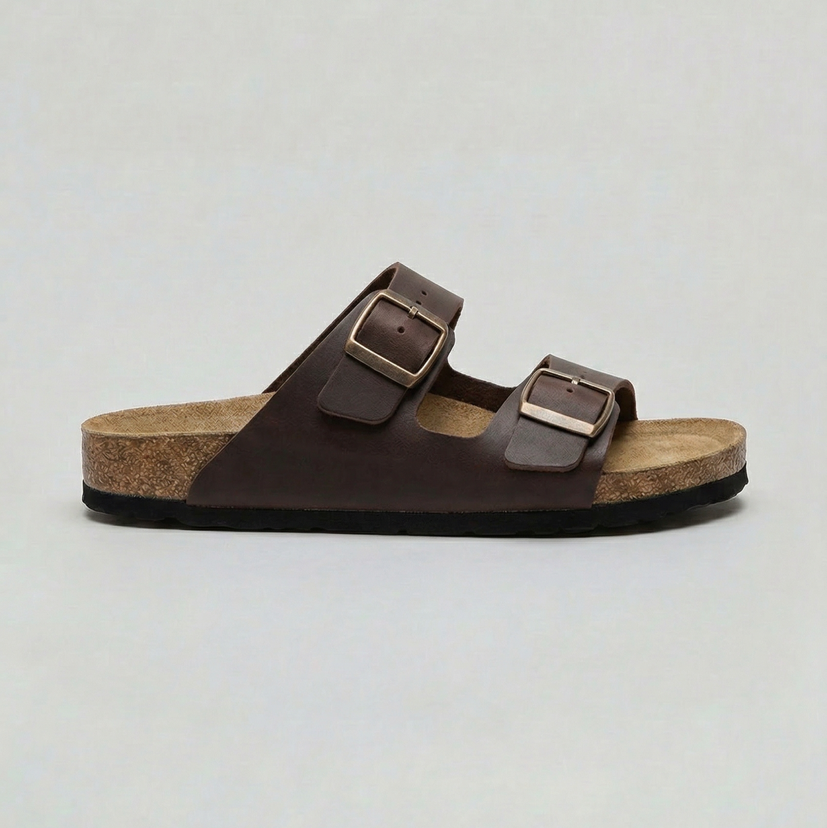 Men's Sandals | Double Buckle Design with Contoured Footbed | Comfortable Fit for Everyday Wear 5