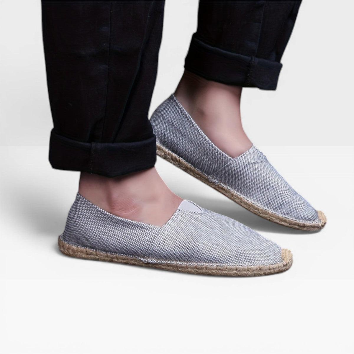 Men's Woven Textile Espadrille Loafers | Comfortable Casual Slip-On Shoes for Warm Weather 3
