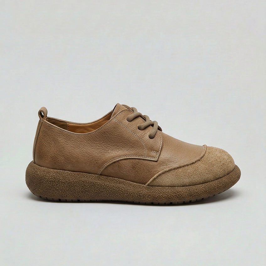Stylish Men's Shoes | Suede and Leather Look with Cushioned Insole | Comfortable Support for All-Day Wear 0