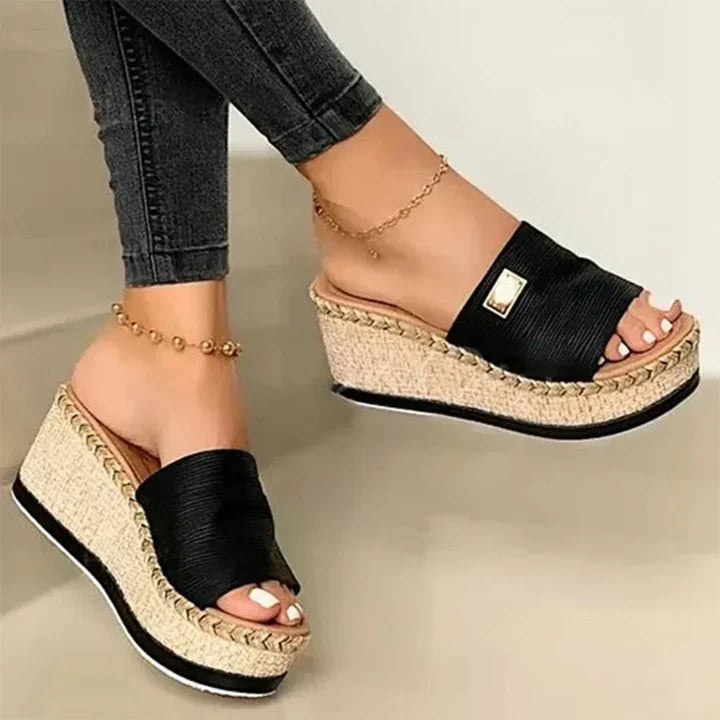 Vibeke | Wedge Sandals for Women with Ergonomic Footbed | Stylish Summer Footwear for All-Day Comfort 0