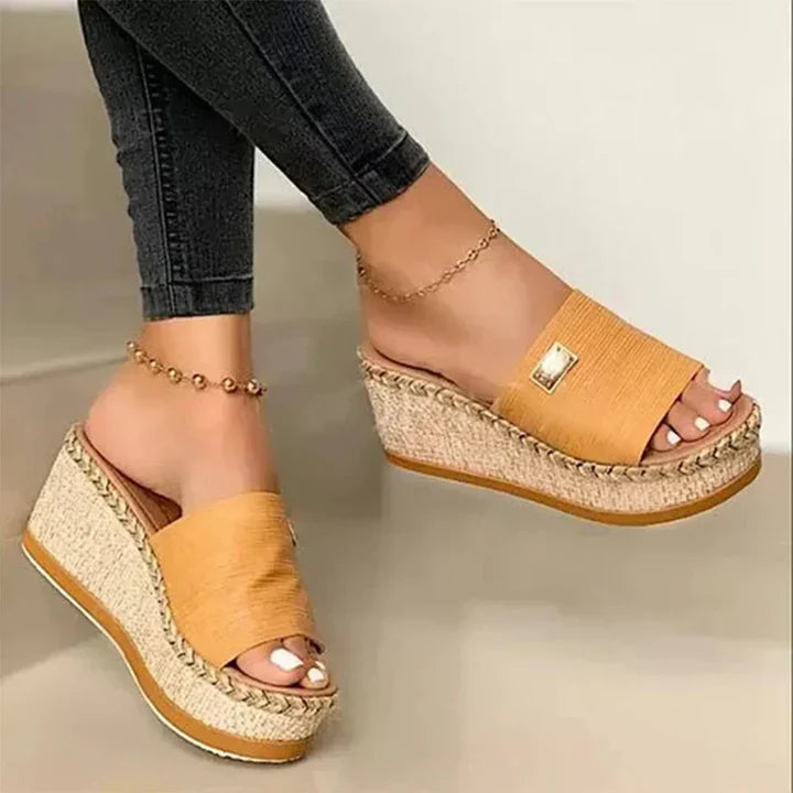 Vibeke | Wedge Sandals for Women with Ergonomic Footbed | Stylish Summer Footwear for All-Day Comfort 1