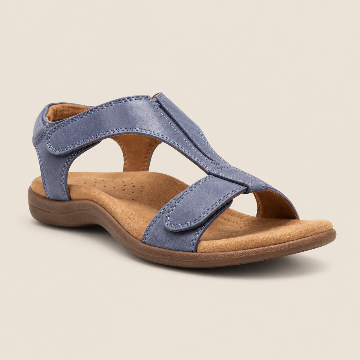 Lacey Women's Leather Orthoperdic Open Toe All Day Summer Sandal