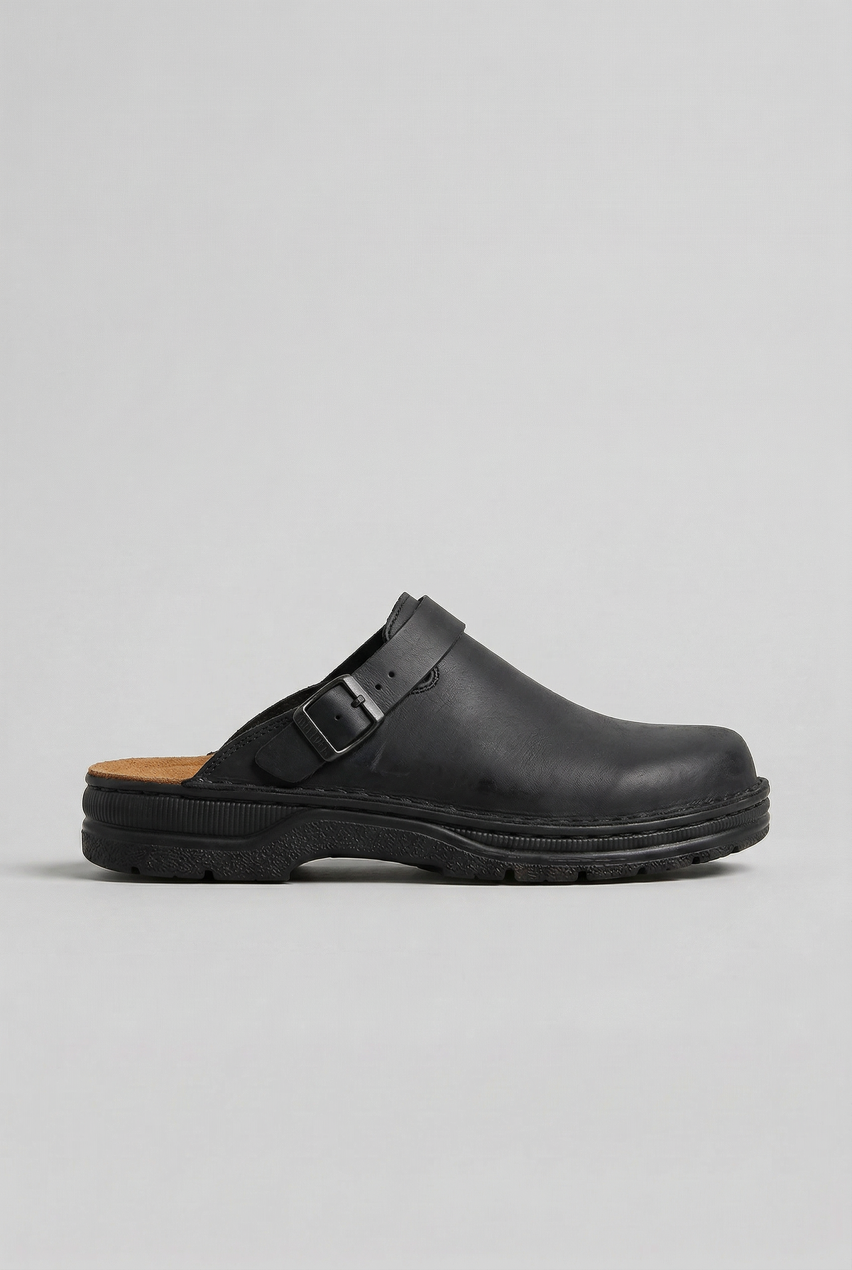 Classic Clogs | Leather Look Footwear with Adjustable Buckle Strap | Ergonomic Design for All-Day Comfort 4
