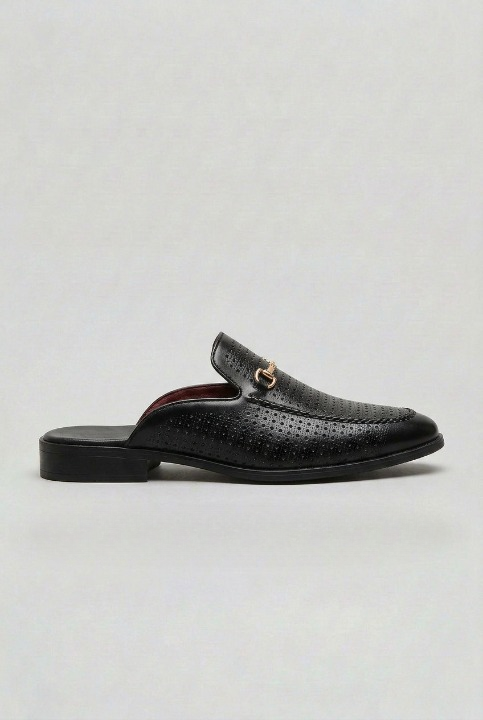 Elegant Loafers | Men's Brown Loafers with Low Block Heel | Stylish Slip-On Shoes for Office and Events 0