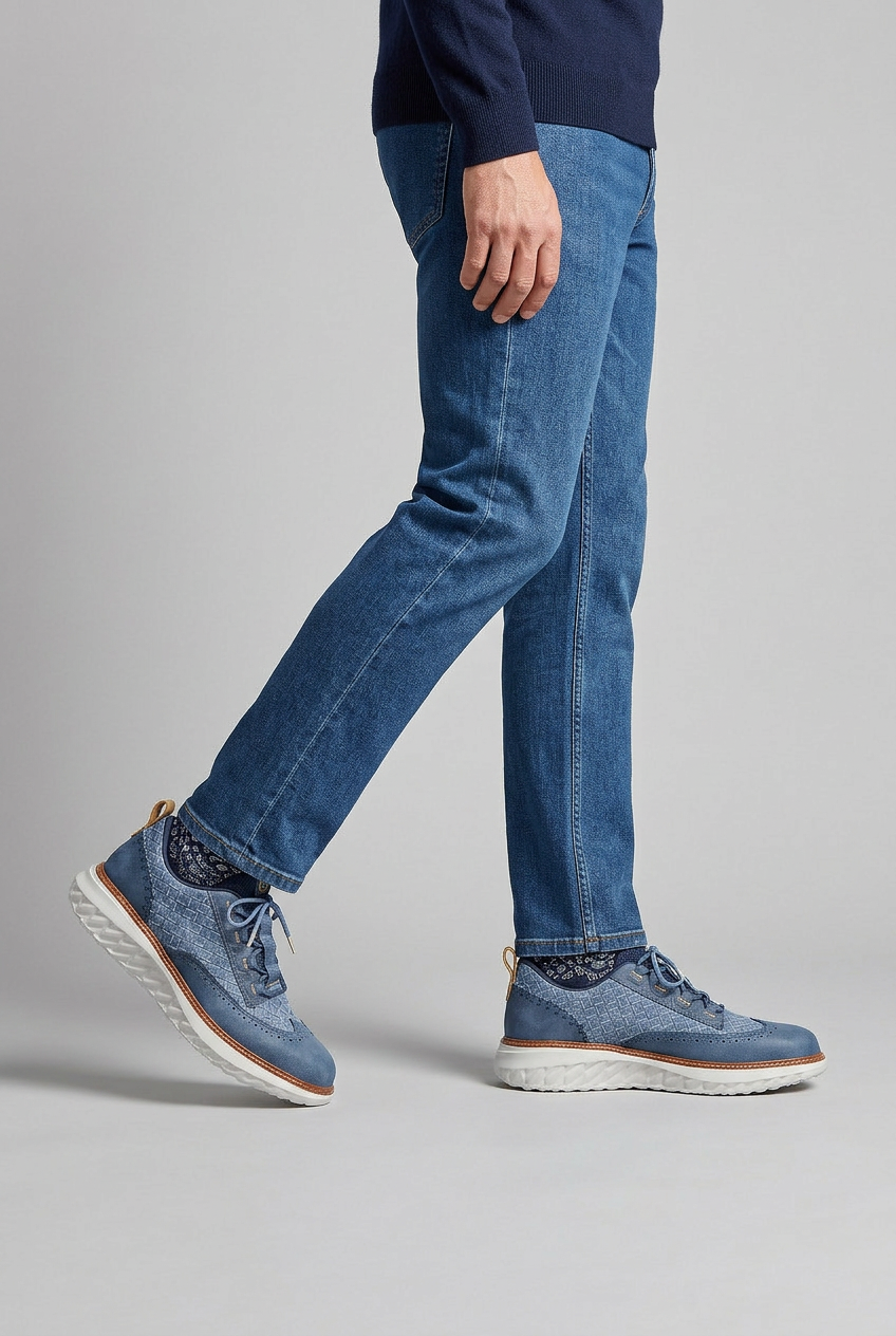 Everyday Comfort | Men's Trainers with Breathable Mesh & Cushioned Insole | Lightweight Walking Shoes for All-Day Support 1