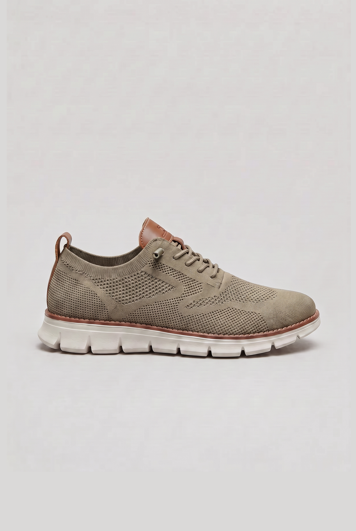 Everyday Trainers | Men's White Trainers with Lightweight Knit Upper | Comfortable Lace-Up Walking Shoes for Men 5