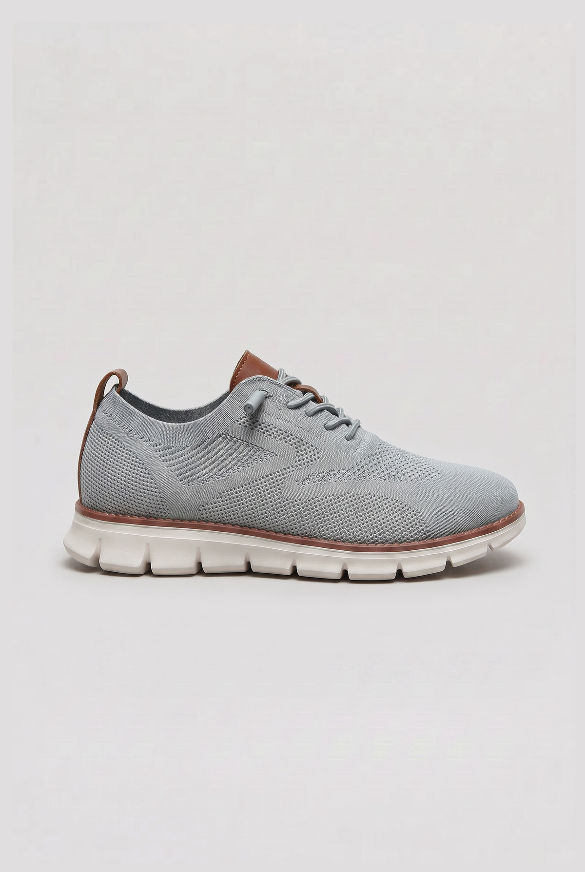 Everyday Trainers | Men's White Trainers with Lightweight Knit Upper | Comfortable Lace-Up Walking Shoes for Men 9