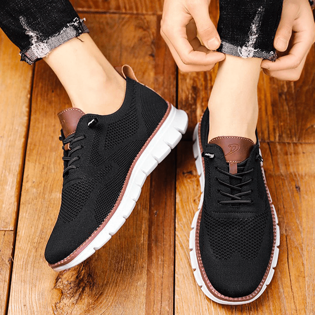 Men's Breathable Knit Sneakers | Comfortable Supportive Everyday Trainers 2