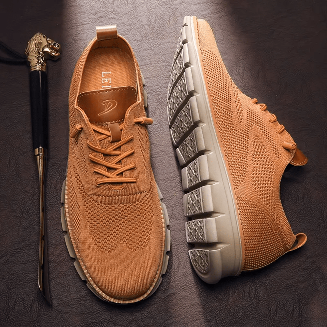 Men's Breathable Knit Sneakers | Comfortable Supportive Everyday Trainers 3