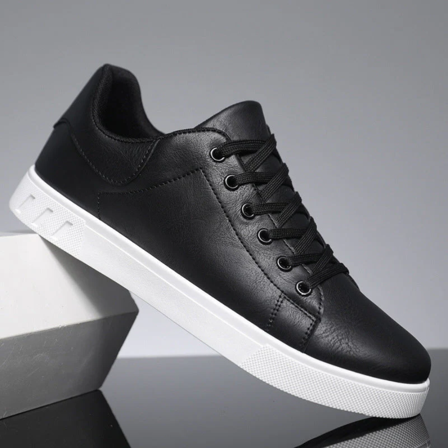 Men's Casual Canvas Sneakers | Comfortable Low Top Lace-Up Footwear 1