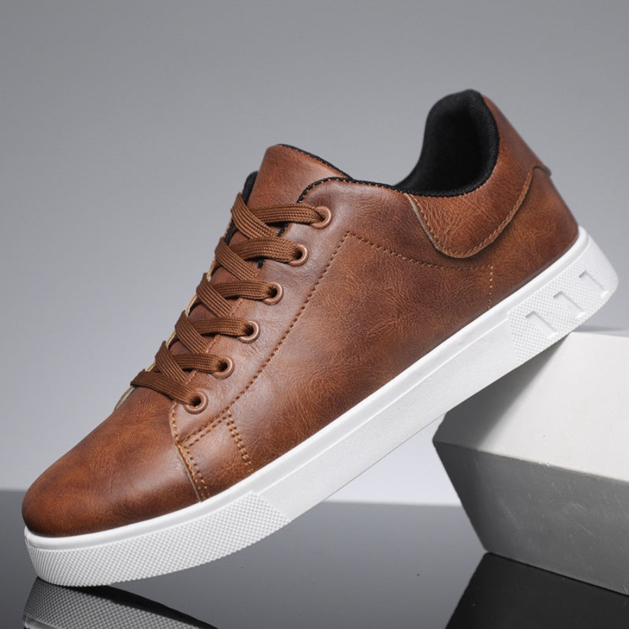 Men's Casual Canvas Sneakers | Comfortable Low Top Lace-Up Footwear 3