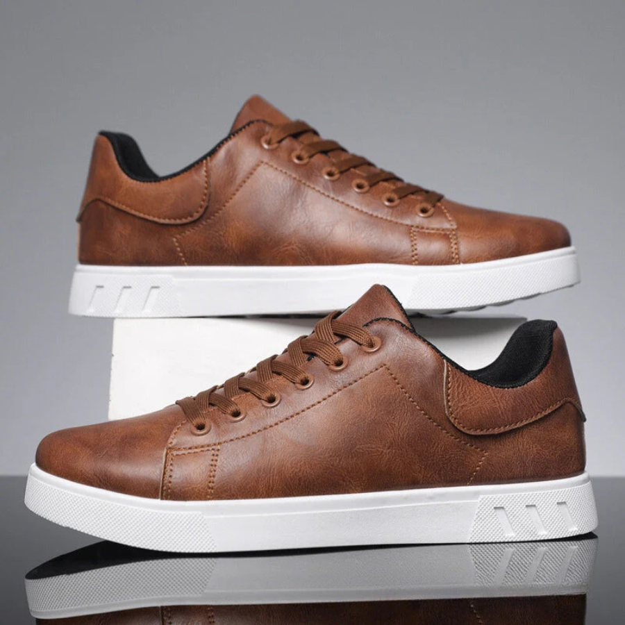 Men's Casual Canvas Sneakers | Comfortable Low Top Lace-Up Footwear 4