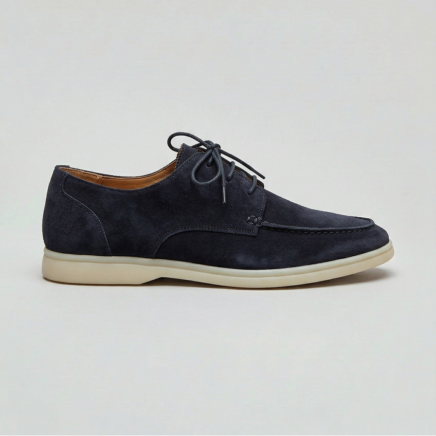 Men's Loafers | Suede Look with Lace-Up Detail for Everyday Comfort 1