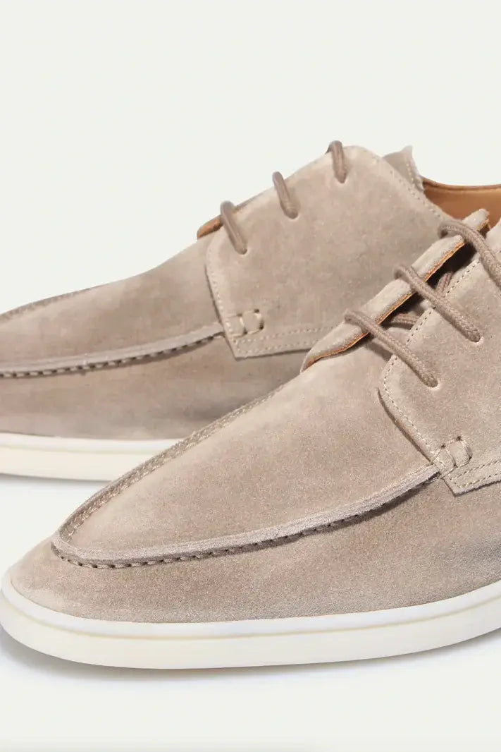 Men's Loafers | Suede Look with Lace-Up Detail for Everyday Comfort 6