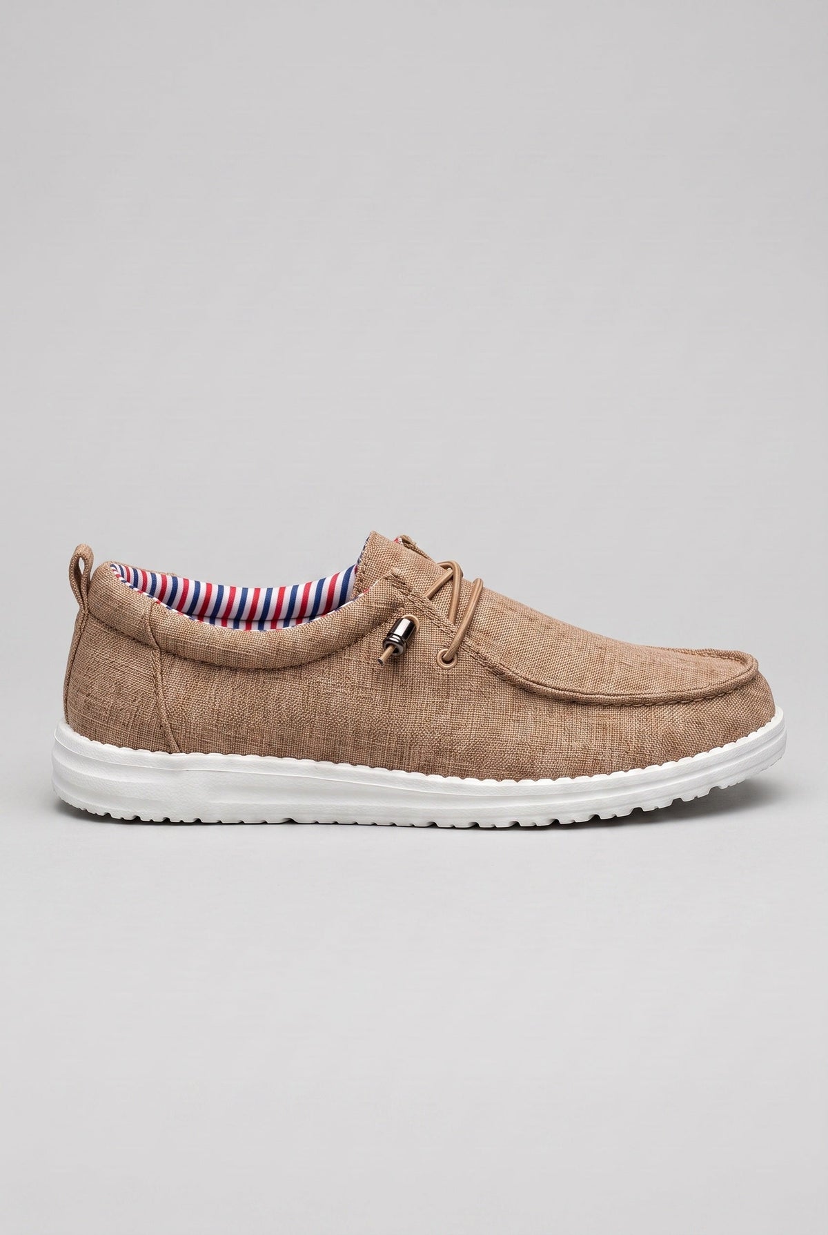 Men's Loafers | Woven Elastic Lace Slip-On Shoes with Cushioned Insole | Comfortable Footwear for Everyday Wear 5