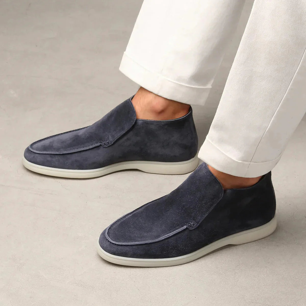 Men's Soft Blend Casual Slip-On Shoes | Comfortable Minimalist Ankle Footwear 3