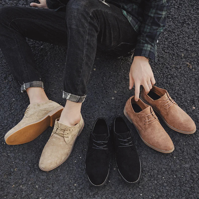 Men's Suede Business Casual Shoes | Elegant Comfortable Dress Footwear 3