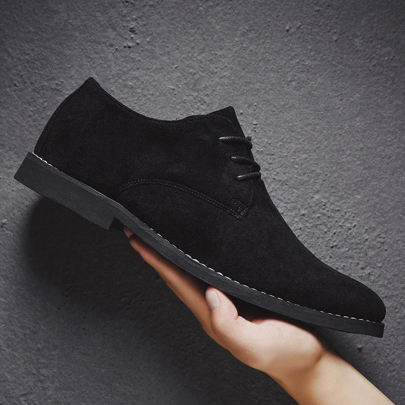 Men's Suede Business Casual Shoes | Elegant Comfortable Dress Footwear 5