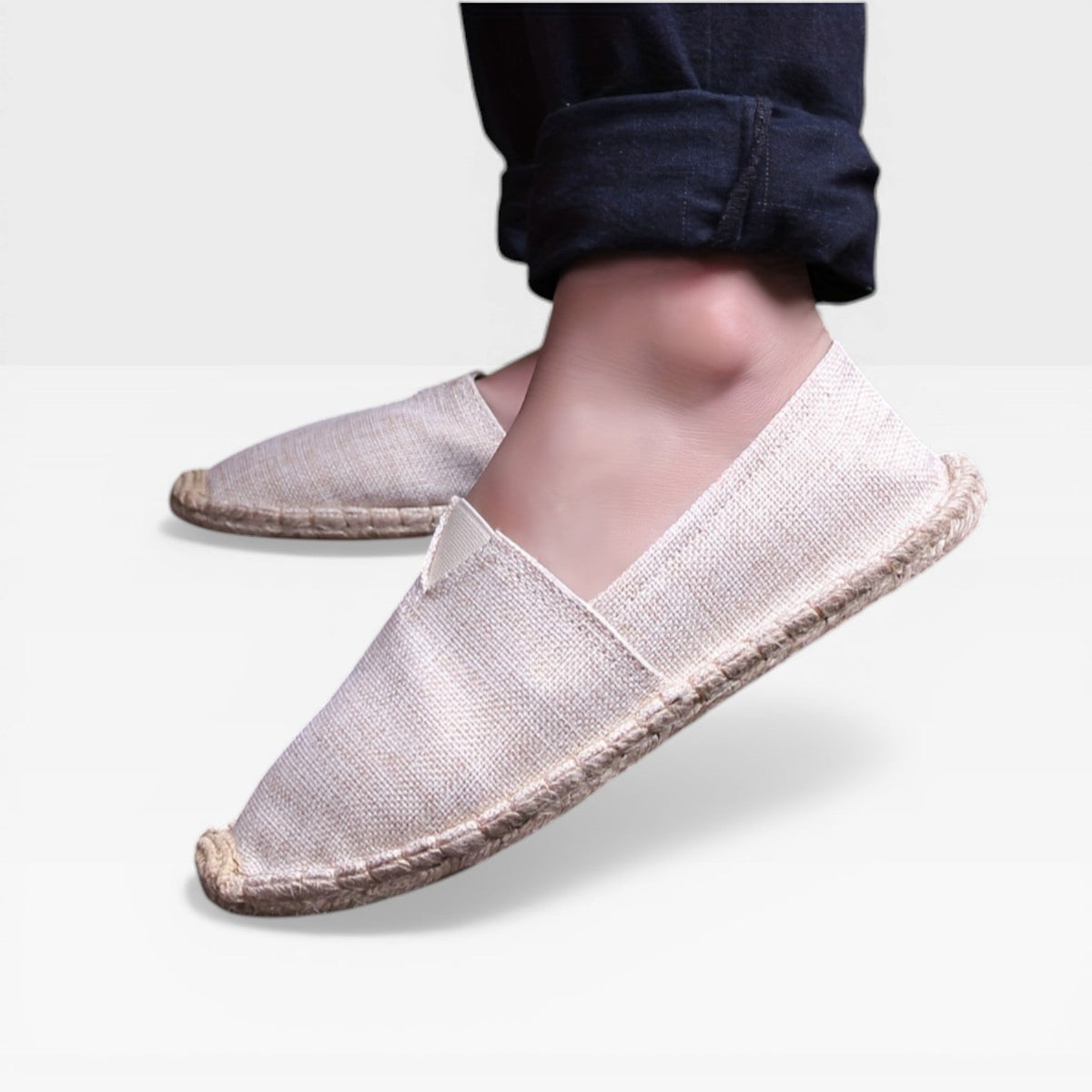 Men's Woven Textile Espadrille Loafers | Comfortable Casual Slip-On Shoes for Warm Weather 5