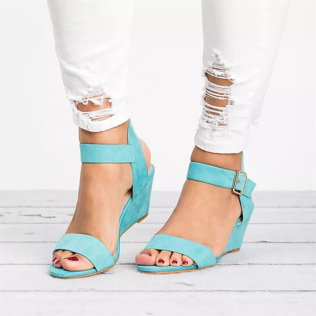 Rochelle | Women's Sandals with Adjustable Ankle Strap | Stylish Faux Leather Design for All-Day Comfort 3