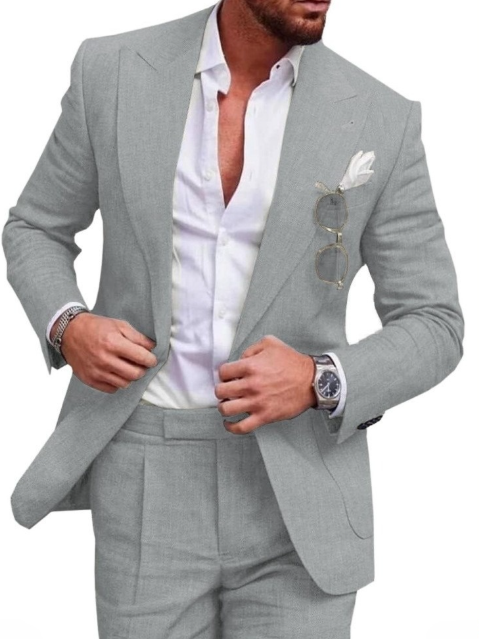 Marcus| Mens Linen Lightweight & Stylish Suit Combo