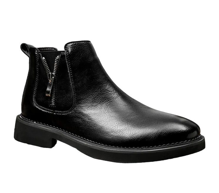 Mark Italian Inspired Leather Boots Dress Casual