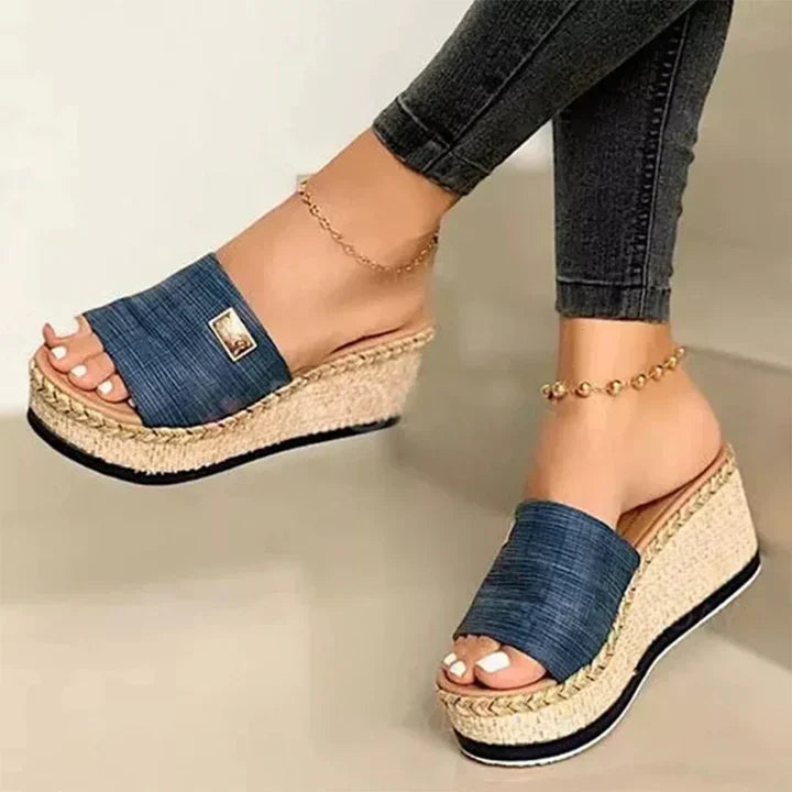 Vibeke | Wedge Sandals for Women with Ergonomic Footbed | Stylish Summer Footwear for All-Day Comfort 3